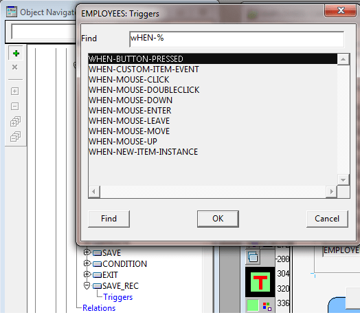 Using Triggers in Oracle Forms