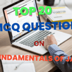 MCQ questions on the fundamentals of Java