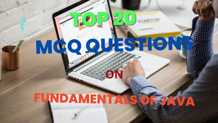MCQ questions on the fundamentals of Java