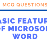 Microsoft Word MCQ Questions with Answer