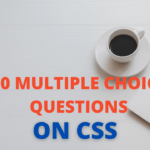 Solved Multiple Choice Questions On CSS