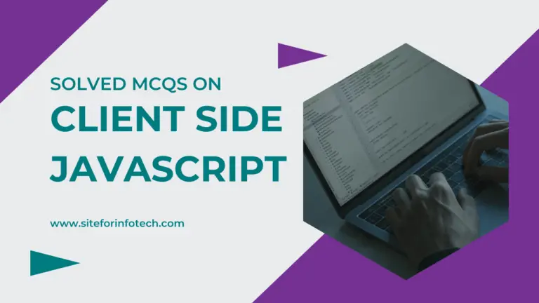 solved MCQ on basic client side JavaScript