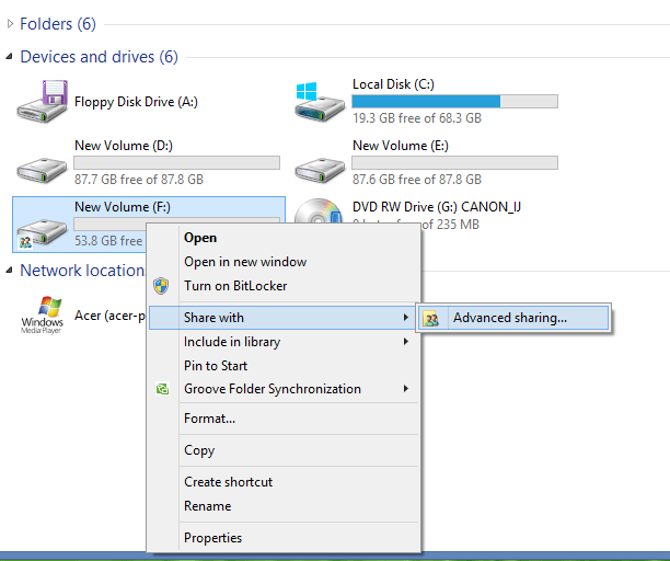 windows | How to Share Drive Folder and File in Computer Network