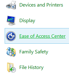 1ease of access center | How to Make Your Computer Easier to Use