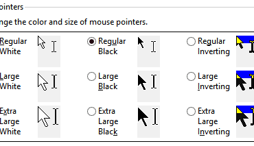 8mouse pointers | How to Make Your Computer Easier to Use Part-2