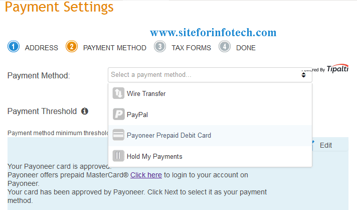 Different payment methods offered by Infolinks to their publishers Different payment methods offered by Infolinks to their publishers