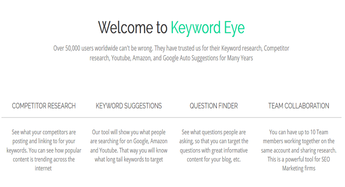 KeywordEye - Premium SEM SEO and Keyword Research Tool KeywordEye - Premium SEM SEO and Keyword Research Tool