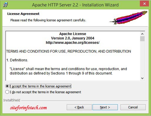Apche installation wizard 2 | How To Install The Apache Server On Windows Platform