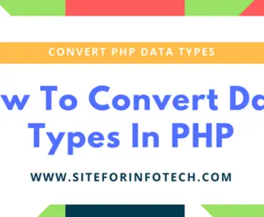 Convert Data Types in PHP