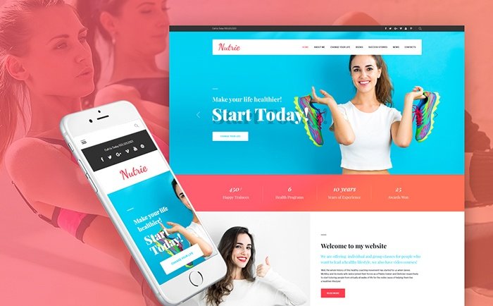 Life Coach WordPress Theme-Health Coach WordPress Theme