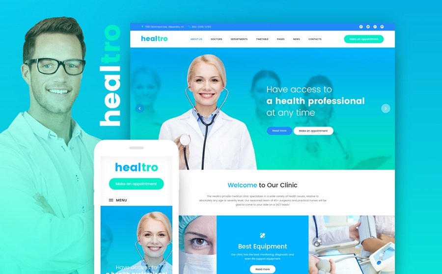 Top 20 Healthcare WordPress Themes For Multipurpose Usage 18 Health Care WP Theme