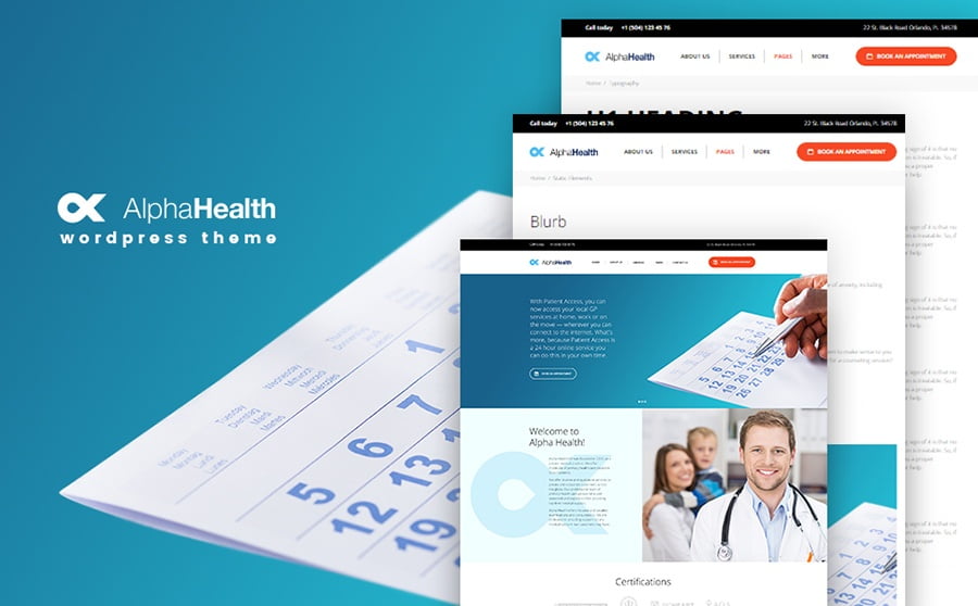 Family Doctor WordPress Theme