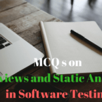 MCQ on Reviews and Static Analysis in Software Testing