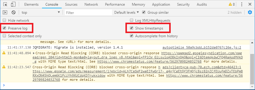 How to Get Browser Console Logs While Testing Website 1 Google Chrome Console Logs