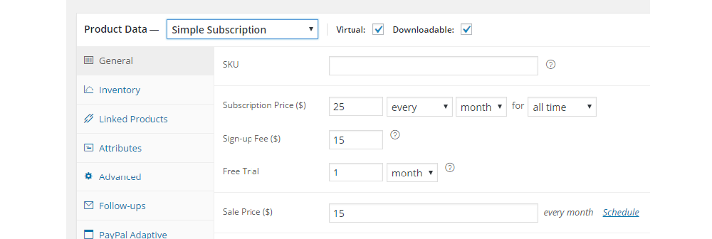 A Beginners Guide to WooCommerce Subscriptions Plugin 1 simple-subscription