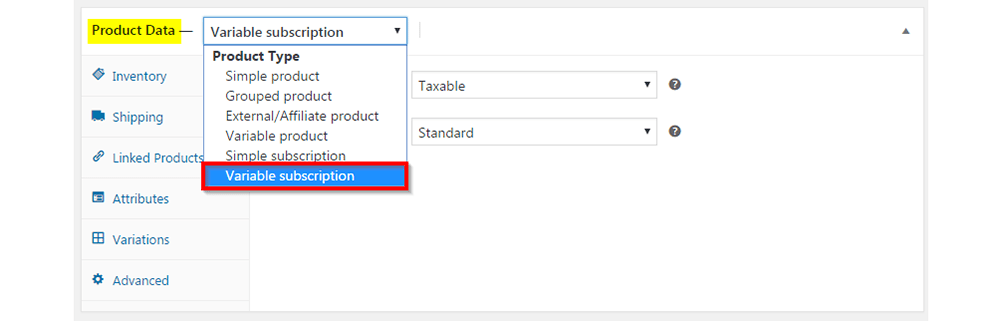 A Beginners Guide to WooCommerce Subscriptions Plugin 2 variable-subscription