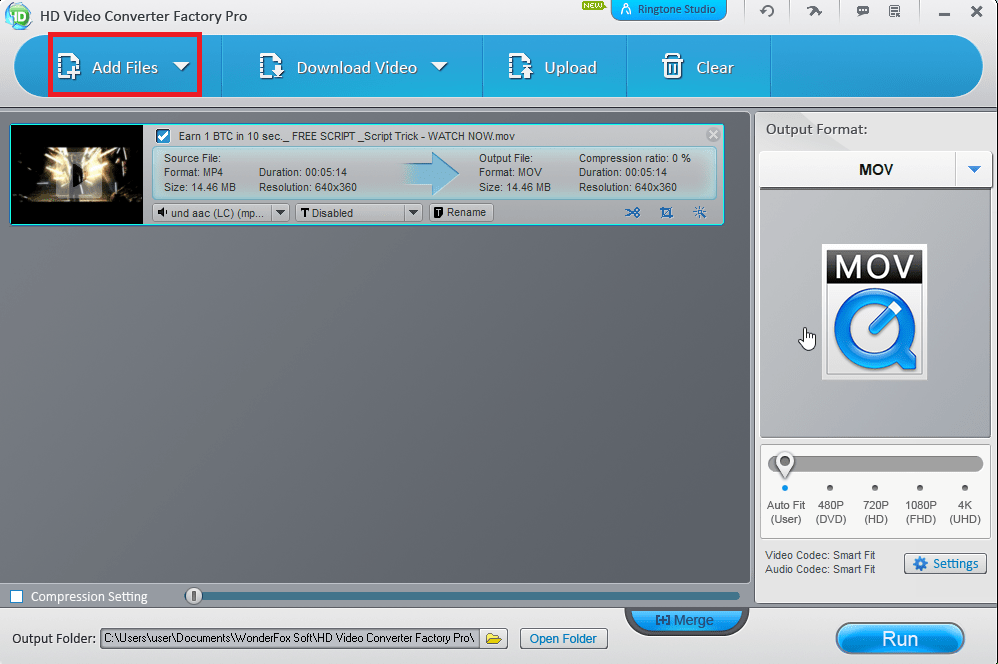 Why WonderFox HD Video Converter Factory Pro Is The Best Video Converter Software - Review 1 HD Video Converter Factory Pro-Add Files