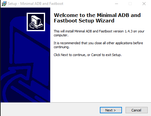 Install Minimal ADB and Fastboot Tool