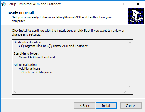 Install Minimal ADB and Fastboot Tool