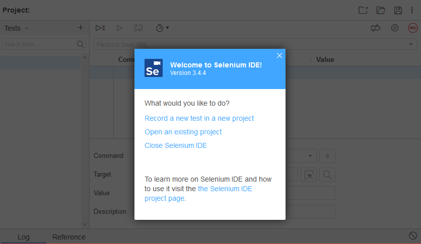 How To Start Test Automation With Selenium IDE 1 Running Selenium IDE