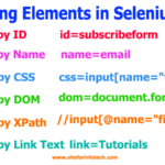 Different Ways of Locating Elements in Selenium IDE