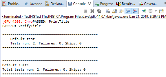 How to Create the First Test Case With TestNG in Eclipse 11 TestNG Test Report