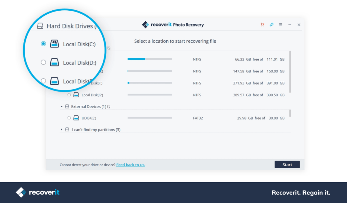 Are You Retrieving Deleted Photos: What Not to Do? 1 Recover Deleted Photos - Step1