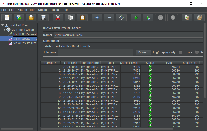 How to get started with JMeter - Step by Step Guide 6 Apache JMeter View Results in Table
