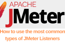 Most common types of JMeter Listeners