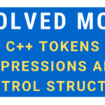 Solved MCQ On C++ Tokens Expressions And Control Structure