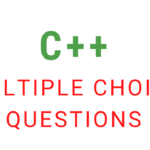 Solved Multiple Choice Questions On C++
