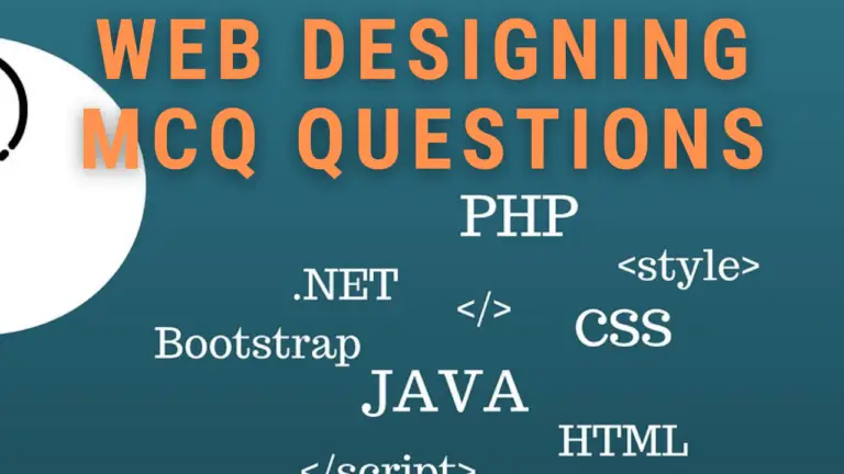 web designing MCQ questions