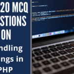 MCQ Questions on Handling Strings in PHP