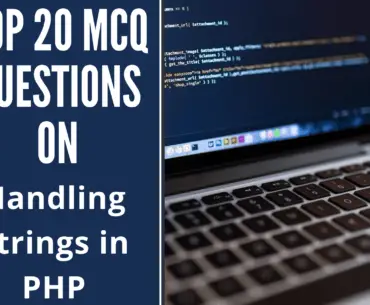 MCQ Questions on Handling Strings in PHP