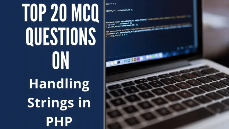 MCQ Questions on Handling Strings in PHP