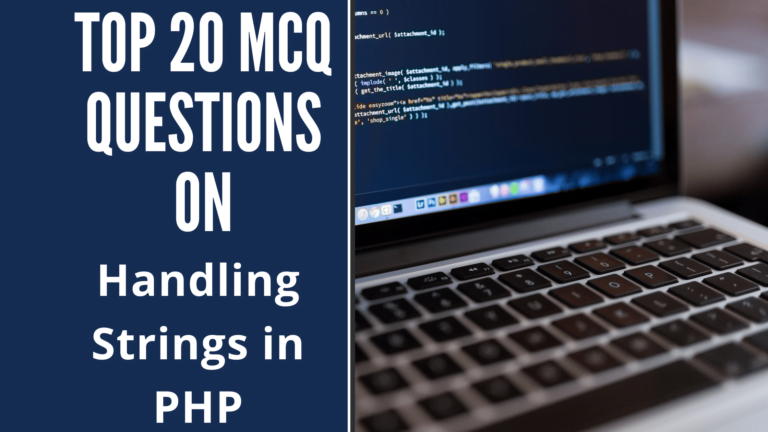MCQ Questions on Handling Strings in PHP