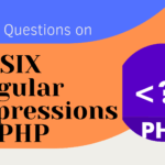 MCQ Questions on POSIX Regular Expressions