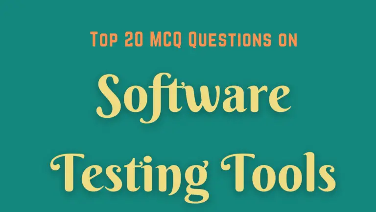 MCQ questions on Software Testing Tools