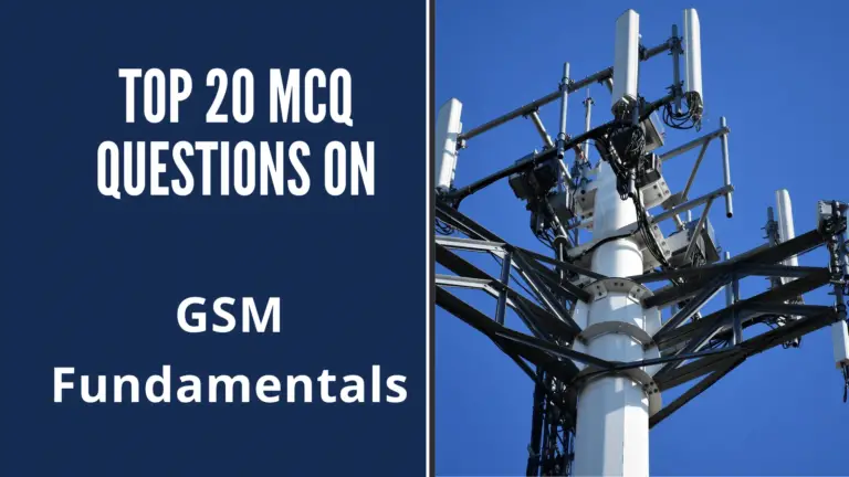 MCQ Questions on GSM Fundamentals