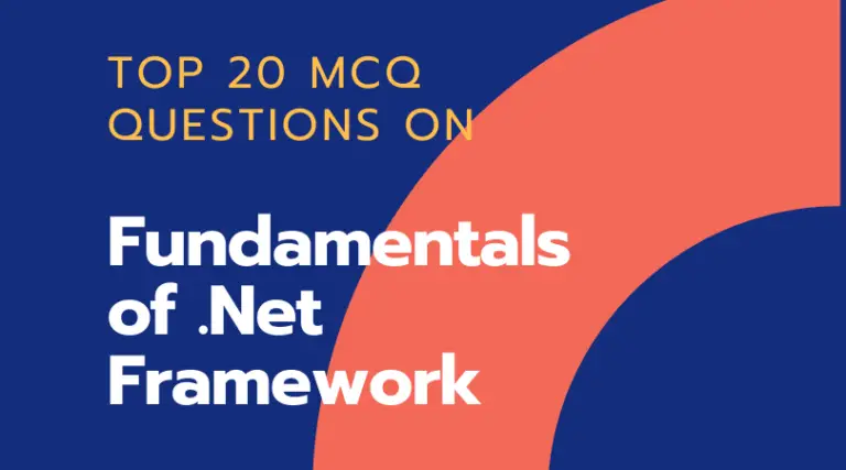 MCQ Questions on Fundamentals of .Net Framework