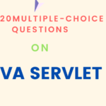 Multiple-Choice Questions on Java Servlet