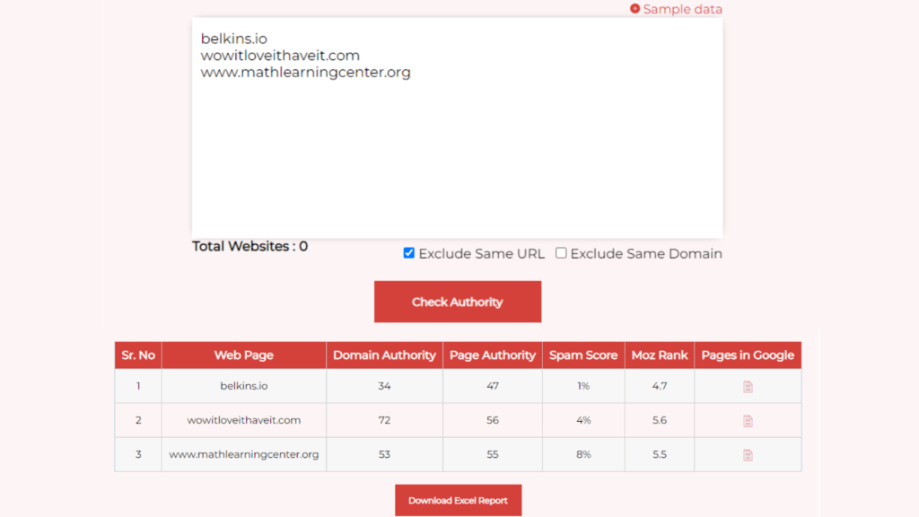 Does Domain Authority Still Consider a Ranking Factor in 2023? 2 fetch data from the MOZ database and show you exact metrics