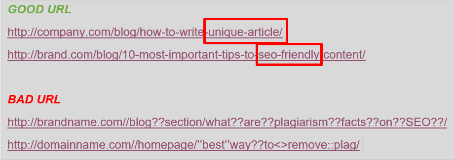 10 SEO Tips to Increase Your Website Ranking in SERPs 10 Examples of Good URLs and bad URLs